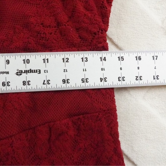 HARPER LACE HALTER MINIDRESS IN RED size large!! - Picture 11 of 16